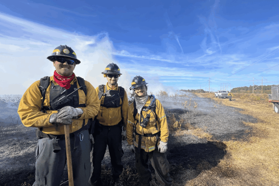 Photo of Penobscot Nation fire training crew
